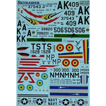 Plastikový model Print Scale 1/72 Skyraider (wet decals)