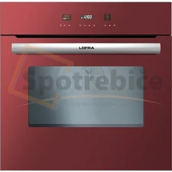 Vestavná trouba Lofra FQVR6TEE multifunkční pečící trouba červená BURGUNDY