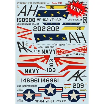 Plastikový model Print Scale 1/48 Vought F-8 Crusader - part 1 (wet decals)