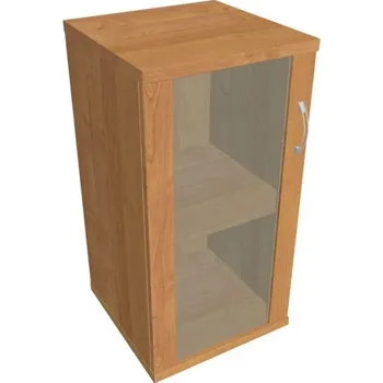 Kancelářský vozík HOBIS skříň policová dvéřová - S 2 40 02 L, olše + doprava zdarma