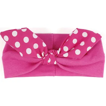 Čelenka Čelenka pro miminka Barva: růžová s bilým puntíkem