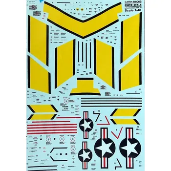 Plastikový model Print Scale 1/48 American F-86 Sabre Technical Stencils