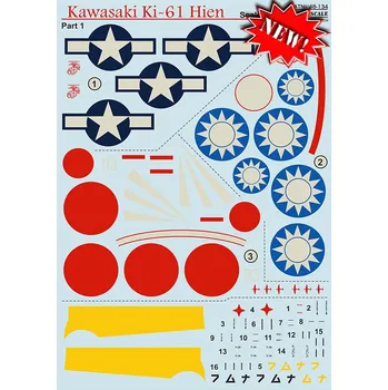 Plastikový model Print Scale 1/48 Kawasaki Ki-61 Hien - part 1 (wet decals)