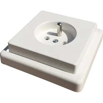 vypínač Zásuvka Standard jednonásobná polozapuštěná bílá SEZ Z 3211 (SEZ Z 3211)