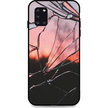 Pouzdro na mobilní telefon Kryt Samsung A31 pevný Pink Broken (obal neboli pouzdro na Samsung A31)