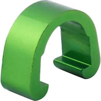 Brzda na kolo ZTTO Příchytky Bowdenu Alu 10ks zelené