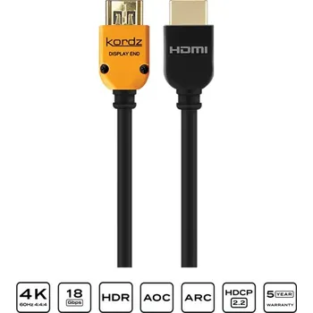 Video kabel Kordz PRS3 aktivní optický HDMI kabel, 4K/HDR, 18Gb/s, délka 25m