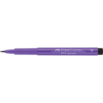 Faber-Castell Faber-Castell, 167403, Pitt Artist Pen, popisovač se štětečkovým hrotem (brush), 1 ks Barva: Purple violet 136