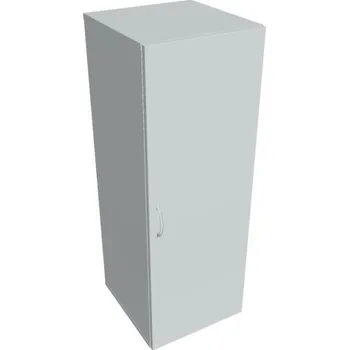 Kancelářský vozík HOBIS skříň policová dvéřová - D 3 40 01, šedá + doprava zdarma