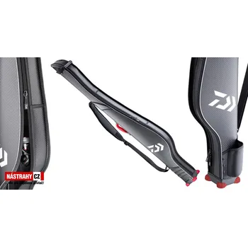 Rybářský prut Obal na prut s navijákem pevný Hardcase - Daiwa - Vel. M - 145 cm