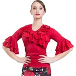 Happy Dance,Dámská halenka s kanýry E4738, červená 50