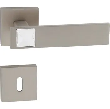 Dveřní kování klika TI - LINHA 5 SW1 - HR 3270Q Provedení: kl./kl. na rozetách, Povrch: NP - Nikl perla (142) 8584138232158