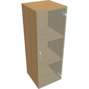 Kancelářský vozík HOBIS skříň policová dvéřová - D 3 40 02, buk + doprava zdarma