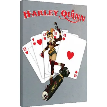 Obraz Obraz na plátně DC Comics - Harley Quinn - Cards
