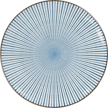 Talíř Jídelní talíř s modrým zdobením BlueLine - Ø 26 cm
