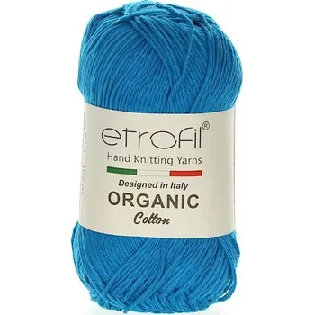 Příze Organic Cotton tmavě tyrkysová EB013