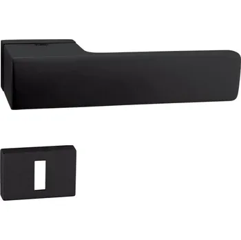 Dveřní kování Rozetová klika TUPAI kování TI - GORDO - RT 4084RT mosaz Provedení: madlo fix/kl.levá + PZ rozety 52x52mm (otvor pro vložku), Povrch: BS - černá mat (153) 8584138330410