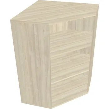 Kancelářský vozík HOBIS skříň vnitřní roh - DRV 3, akát + doprava zdarma