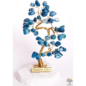 Drahý kámen Magieprirody.cz Achátový stromeček štěstí 14 cm - B0 - #96