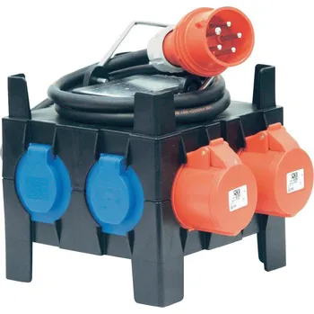 Rozvaděč PCE pevný rozvaděč 16 A - 2x CEE + 5x schuko