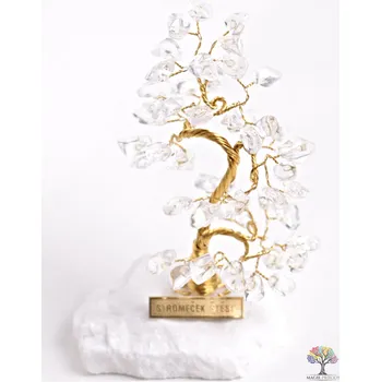 Drahý kámen Magieprirody.cz Křišťálový stromeček štěstí 13 cm - B0 - #76