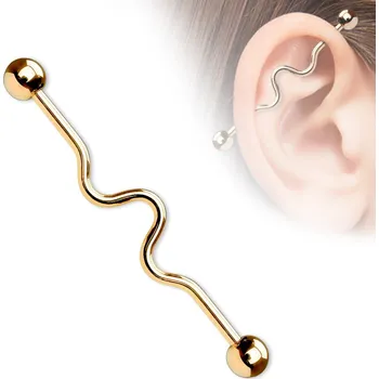 Šperk Šperky4U Industrial piercing - ID01013-RD