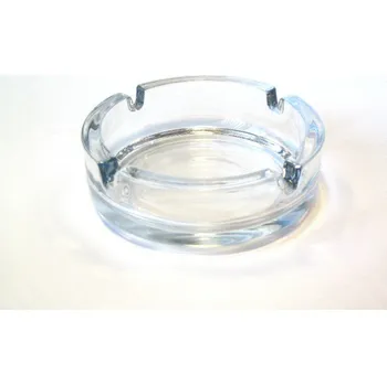 Popelník Popelník sklo čirý 10,5 cm