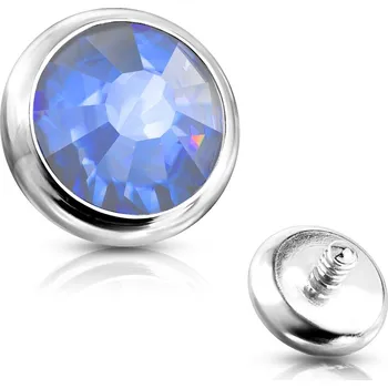 Šperk Šperky4U Ozdobný kamínek k mikrodermálu, průměr 4 mm, - MD018-04LB