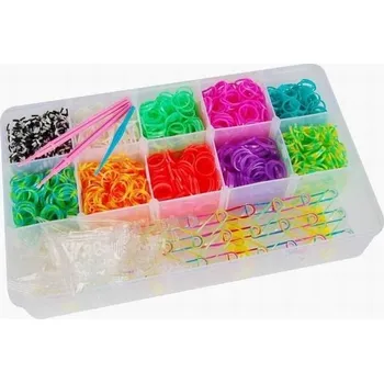 Fandy Gumičky k pletení velká sada kreativní sada Fandy Gumičky k pletení velká sada
