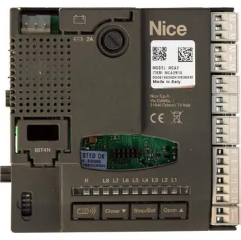 Nice MCA2 R10 - řídicí jednotka pro 24V pohony bez enkodéru, pro křídlové brány