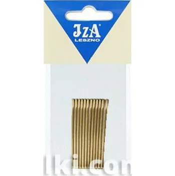 Ozdoba do vlasů ​Spona do vlasů hladká s kuličkami, barva zlatá VÝPRODEJ: 7 cm, 12 ks