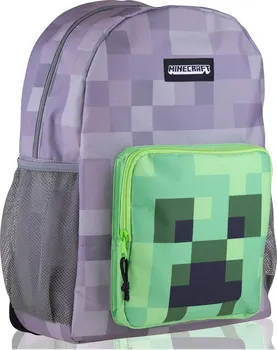 Školní batoh Astra Minecraft Creeper šedý