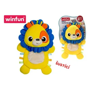 plyšák Plyšový kamarád 28cm lvíček šustící 0m+ na kartě