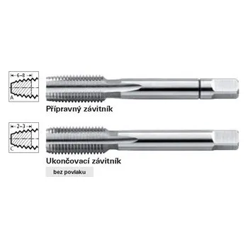 Závitořezný nástroj Sada ručních závitníků Format UNF DIN2184 - UNF č.2