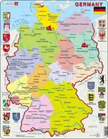 Larsen Politická mapa Německo 48 dílků