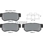 Sada brzdových destiček, vždy 4 kusy v sadě TEXTAR 2354301