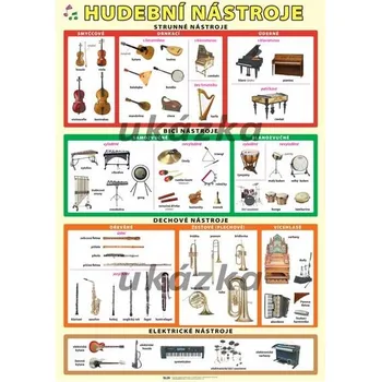 Hudební nástroj pro děti Hudební nástroje XL (100x70 cm)