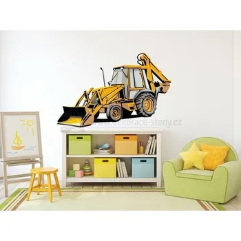 Samolepící dekorace Samolepka na zeď - Bagr