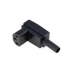 BULGIN Zásuvka IEC C13 10A na kabel úhlová