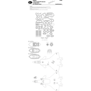 Plastikový model New Ware 1/48 J-20 Mighty Dragon Big Expert kabuki masks