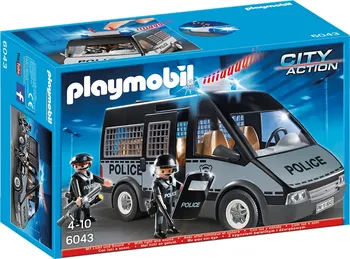 Stavebnice Playmobil Playmobil 6043 Policejní zásahový vůz s majákem a houkačkou