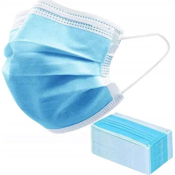 rouška Jednorázová třívrstvá rouška na obličej CE 50 ks CEDARMED