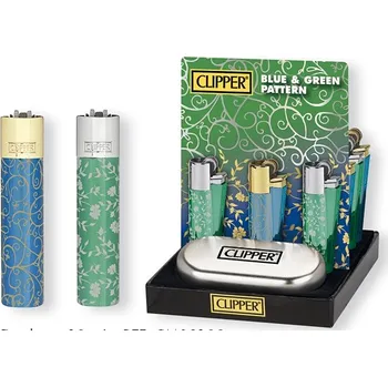 Zapalovač Clipper CMP11R Pattern - zelený