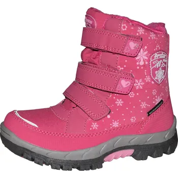 Dětská treková obuv AMERICAN CLUB dívčí sněhule HL25/19 Barva: fuchsiová, Velikost: 30