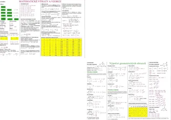 Matematika Matematika 1: tabulka matematických výrazů a vzorců - MC nakladatelství (lamino)