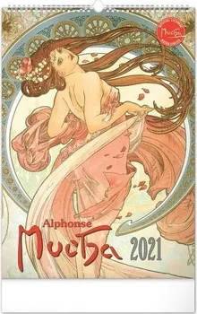 Kalendář Presco Group PGN-7849-L Alfons Mucha 2021