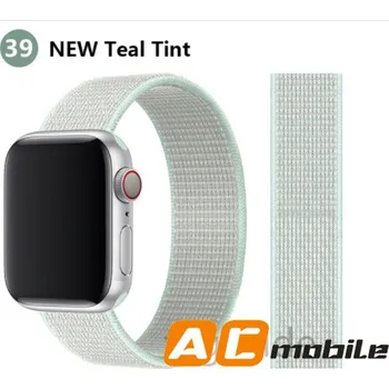 Příslušenství k chytrým hodinkám Nylonový Pásek Pro Apple Watch 38/40/41 Mm Možnosti: New Teal Tint
