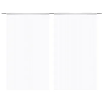 Záclona VidaXL Provázková záclona 2 ks 100 x 250 cm bílá