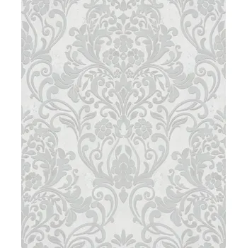 Tapeta Vliesová tapeta barokní, zámecká šedá, bílá, stříbrná 32602 / Tapety na zeď City Glam (0,53 x 10,05 m) Marburg