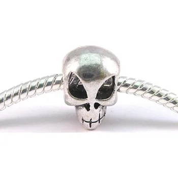 Šperk miXL.cz Korálky s velkým průvlekem Dvojitá lebka